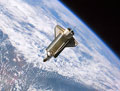 Endeavour Above Earth